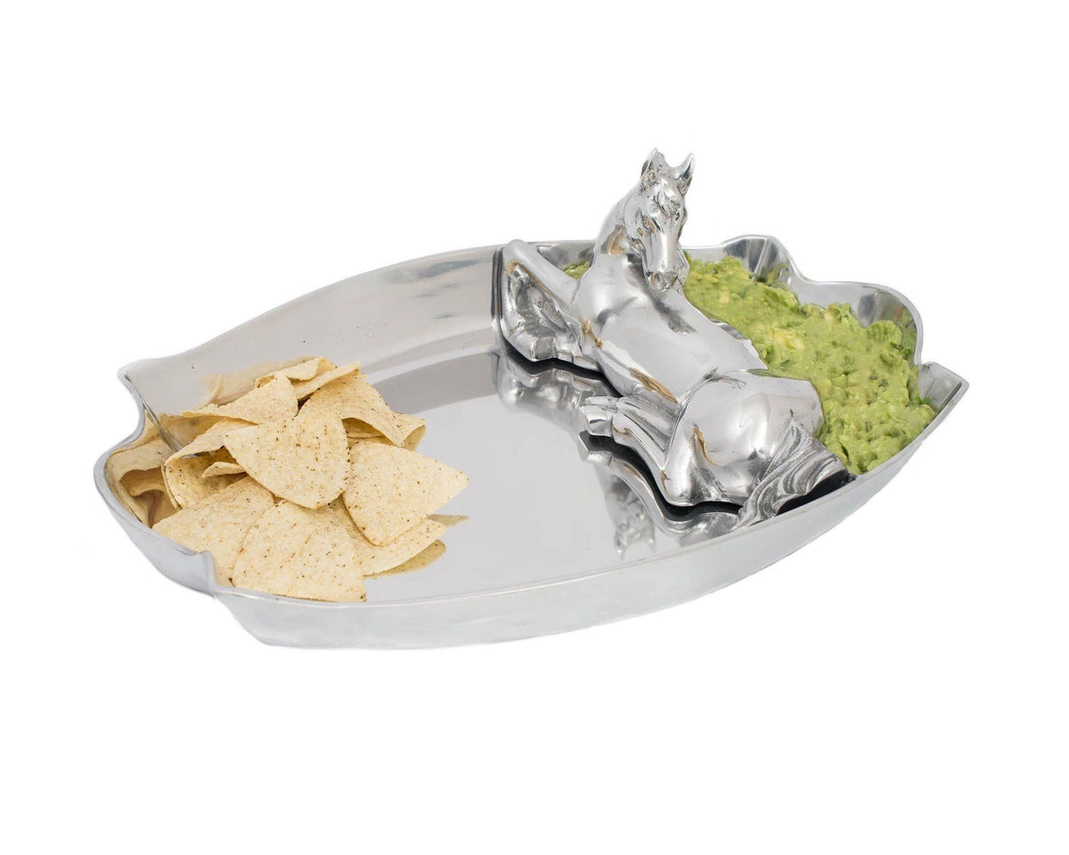 Horse Figural Chip and Dip K978007