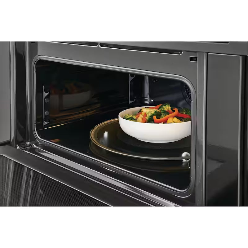 30 in Electric Built-In Wall Oven & Microwave Combination Black Stainless Steel S43441
