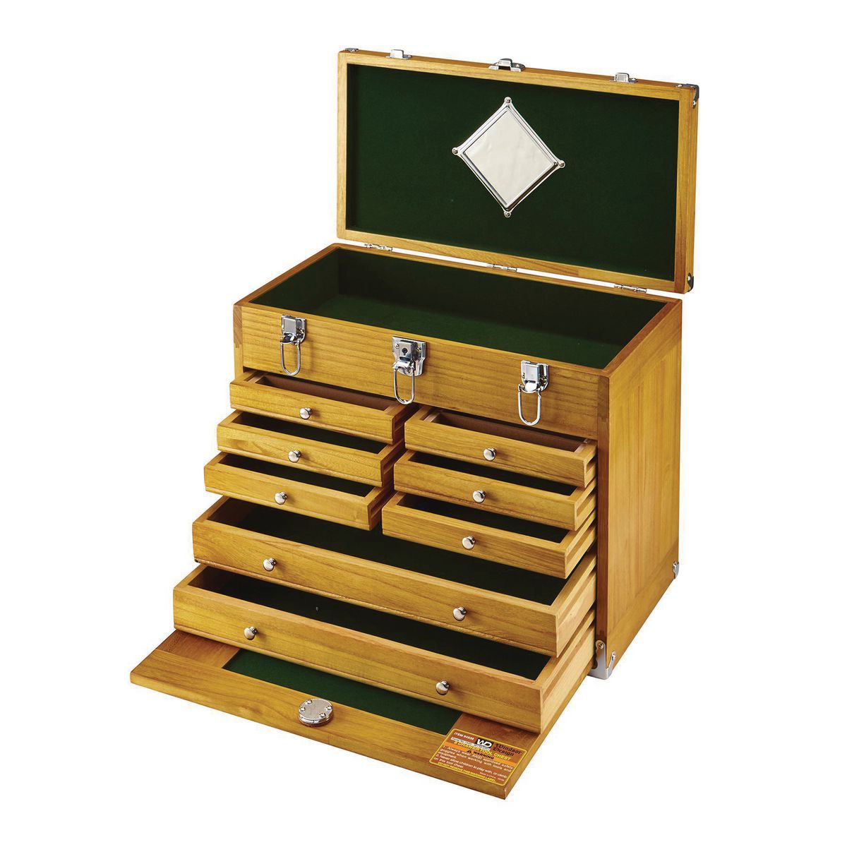 8 Drawer Wood Tool Chest T2738