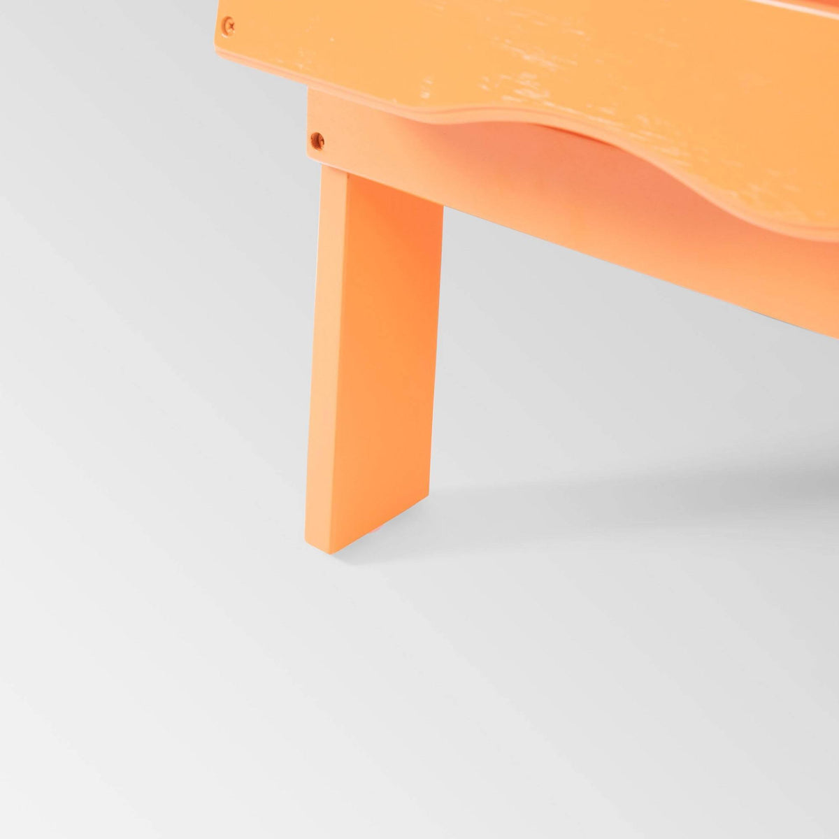 4pk Acacia Wood Folding Adirondack Chairs Tangerine V21457