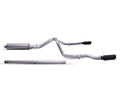 Black Elite Cat-Back Dual Split Exhaust System F817