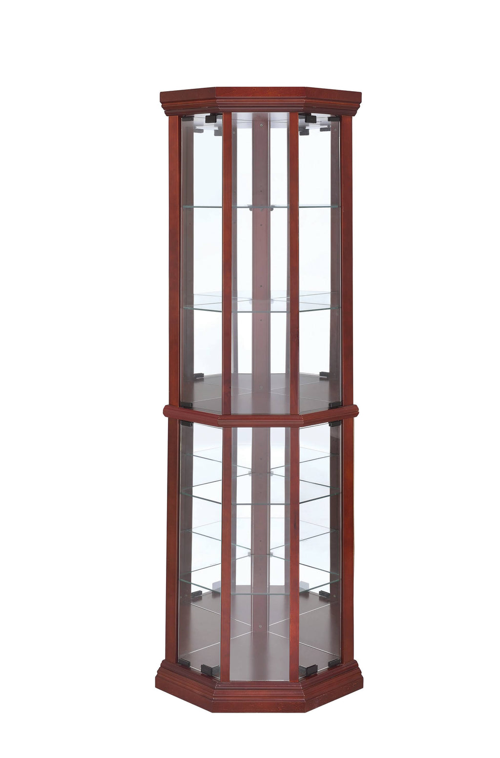 Medium Brown Curio Cabinet J41918
