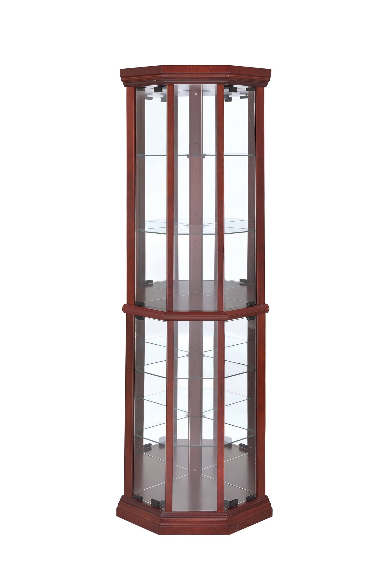 Medium Brown Curio Cabinet J41918