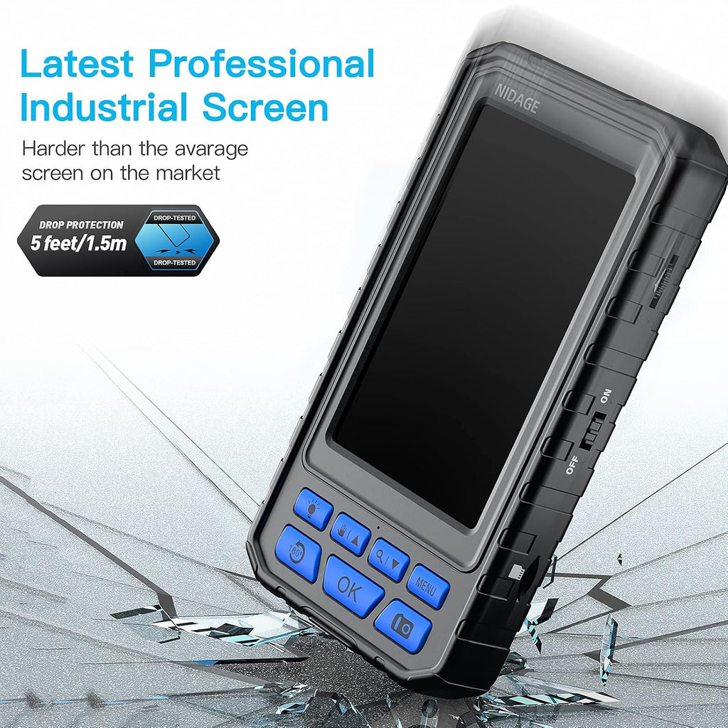 5 Big IPS Screen HD Industrial Endoscope Camera with Light, 32GB Card A9839