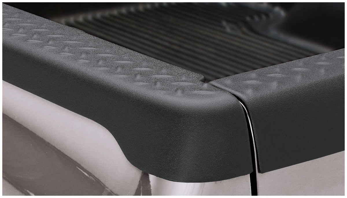 Black Smooth BedRail Caps 2-Pc Set R4798