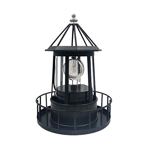 Solar Powered Rotating Lighthouse Lamp K245