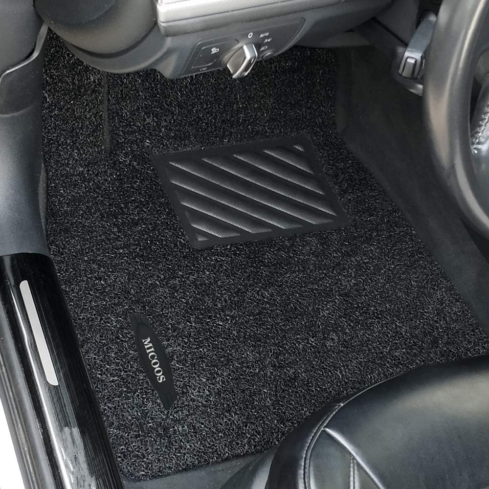 Black All Weather Heavy Duty Floor Mat Set W366688