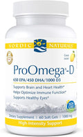 Lemon Flavor 60 Soft Gels 1280 mg Omega-3 Fish Oil H5486