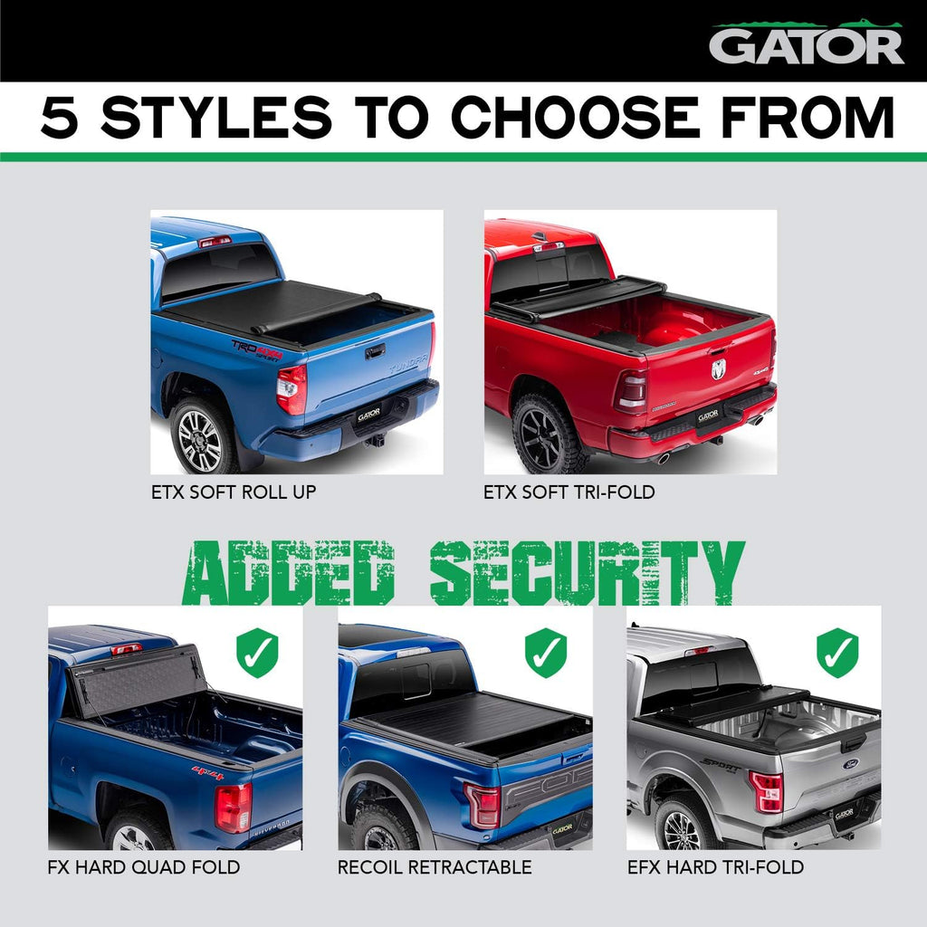 Soft Tri-Fold Truck Bed Tonneau Cover Q662