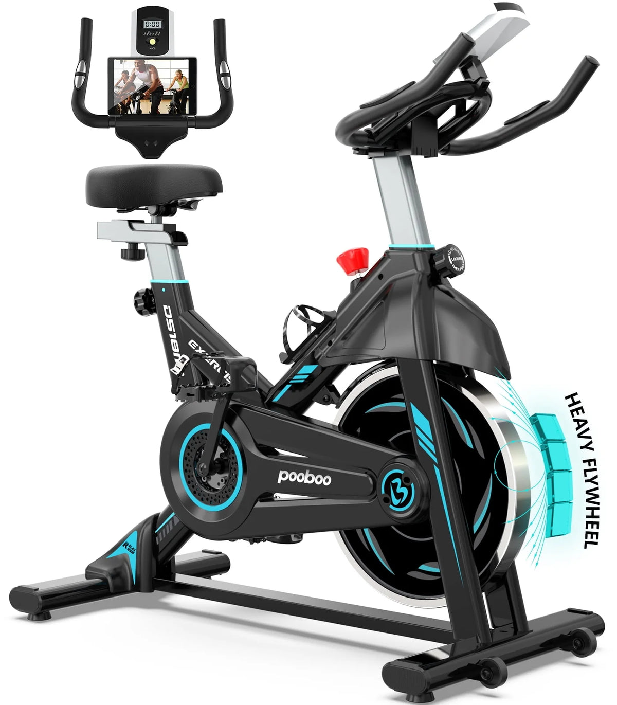 Indoor Cycling Bike Magnetic Stationary Exercise Bike 40lbs Flywheel S1300