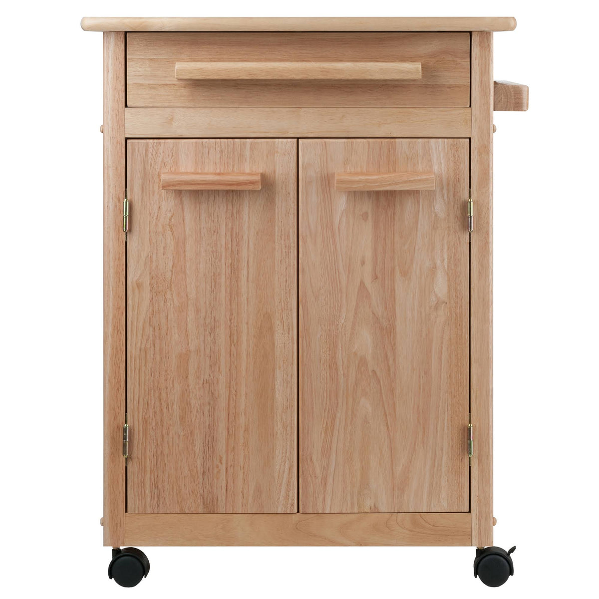 Beige Kitchen Cabinet Cart with One Pull-Out Drawer T457