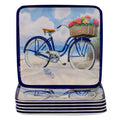 6-Pc. Melamine Salad Plate Set F3972