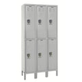 Light Grey 3-Wide Locker C64428