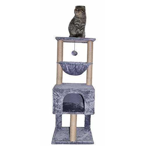 Grey Cat Trees with Cat Houses E72882