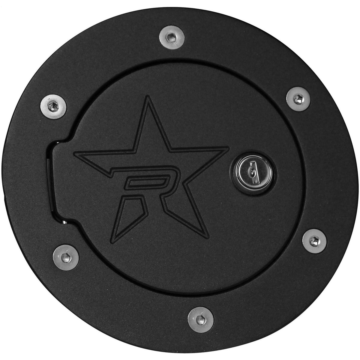 Black Locking Fuel Door O4389
