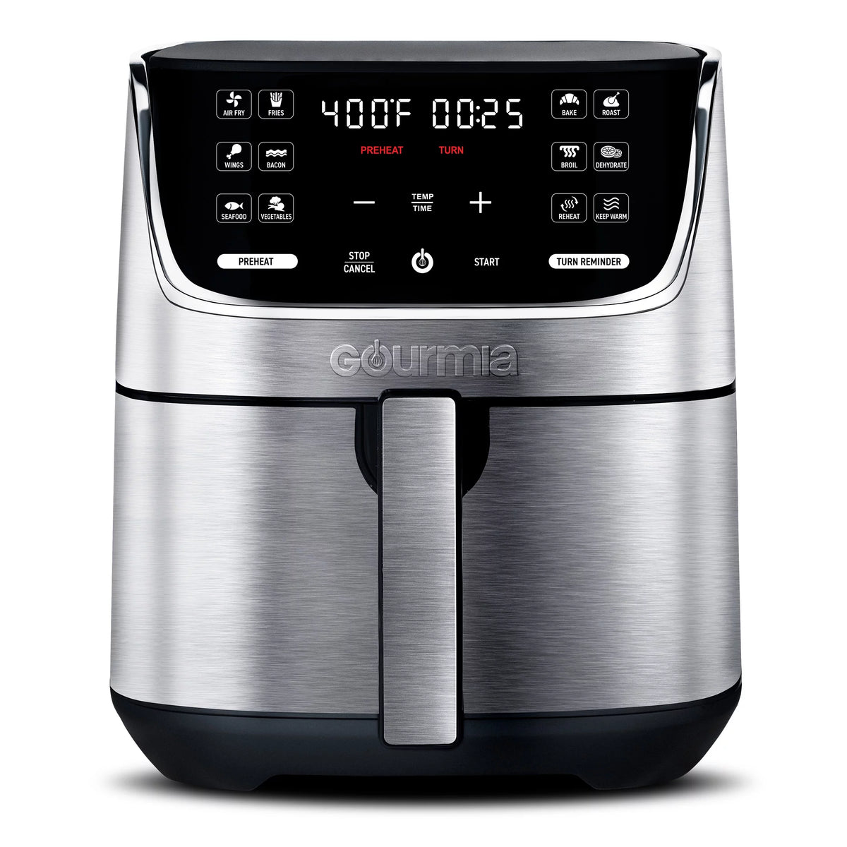 7 QT Digital Air Fryer with 12 One Touch Presets L497657