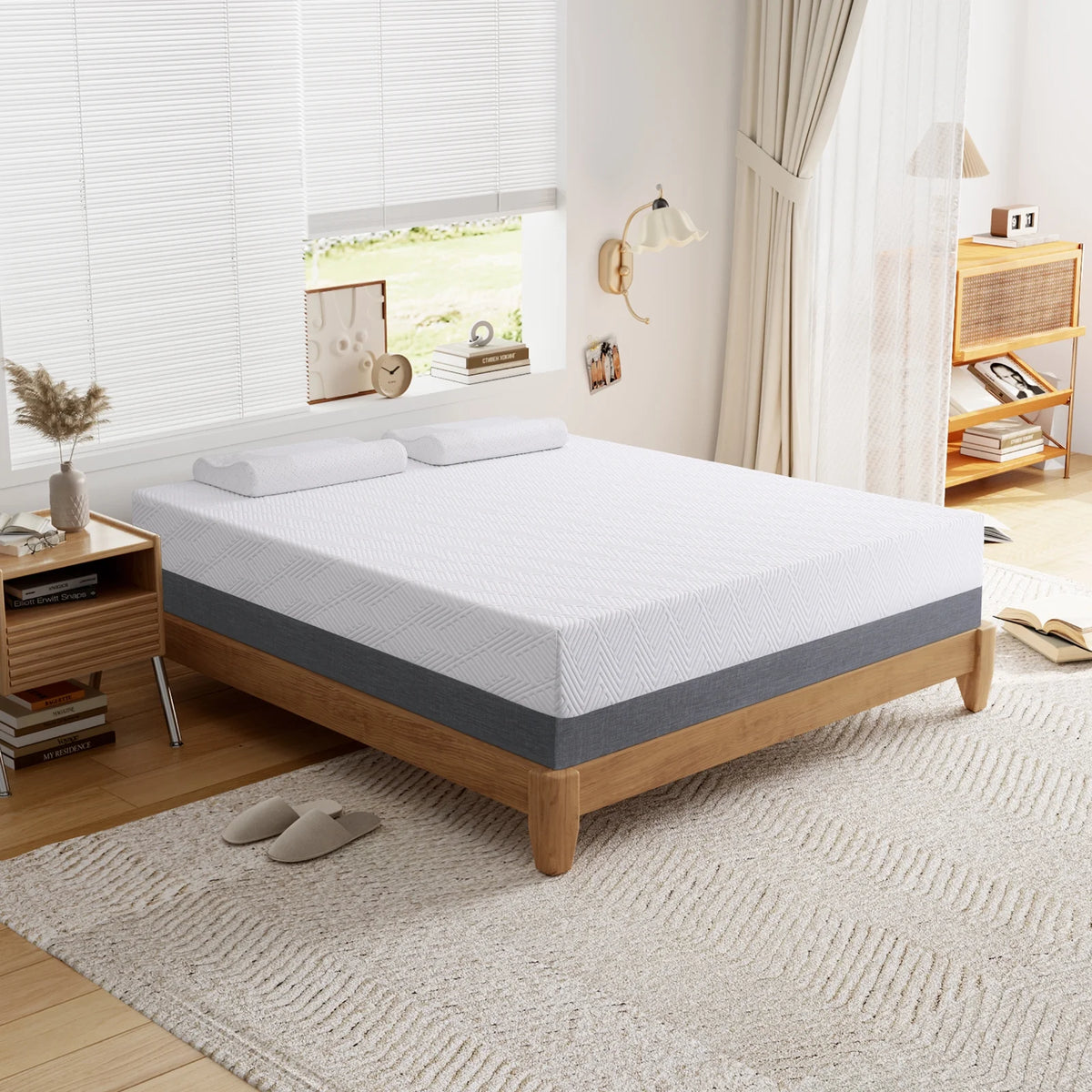 Twin 10 Gel Memory Foam Mattress R7402