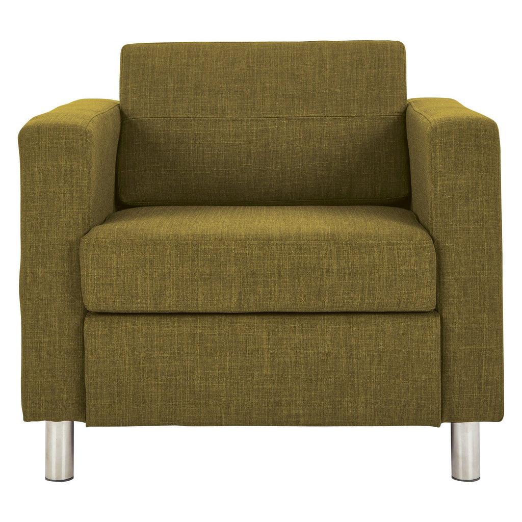Tangerine Fabric Armchair D296