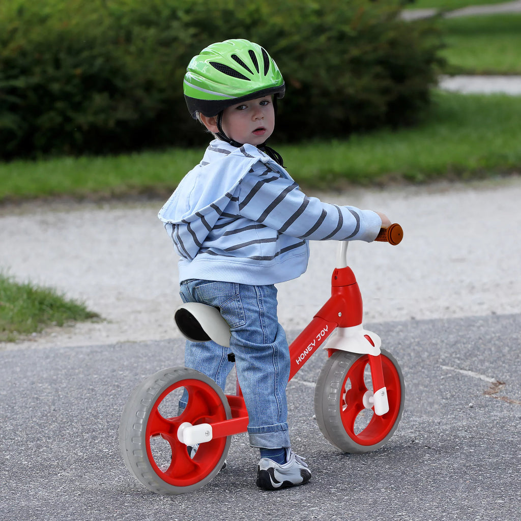 Kids Balance Bike Toddler Training Bicycle Red I6849