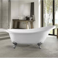 Acrylic 67 in. x 30 in. Freestanding Soaking Bathtub R9444