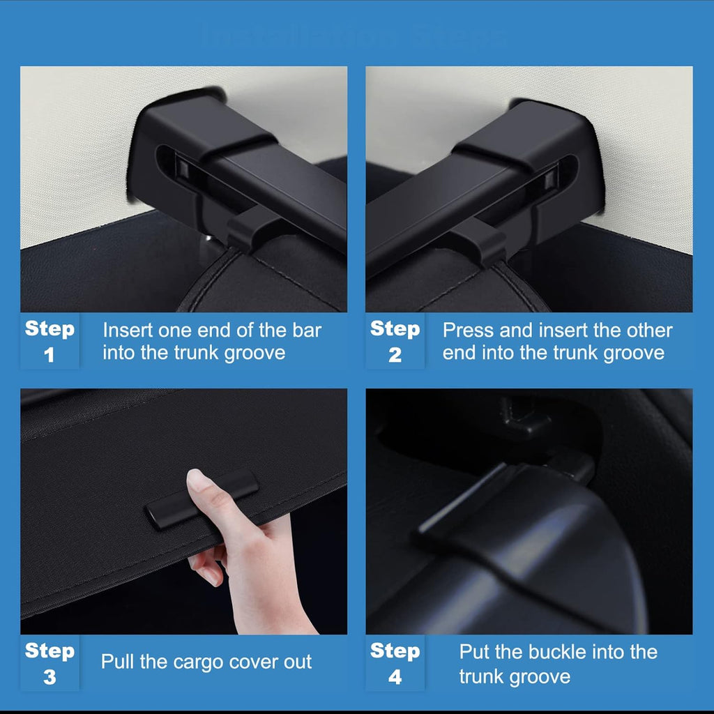 Rear Cargo Cover Security Shade Retractable Shield P989314