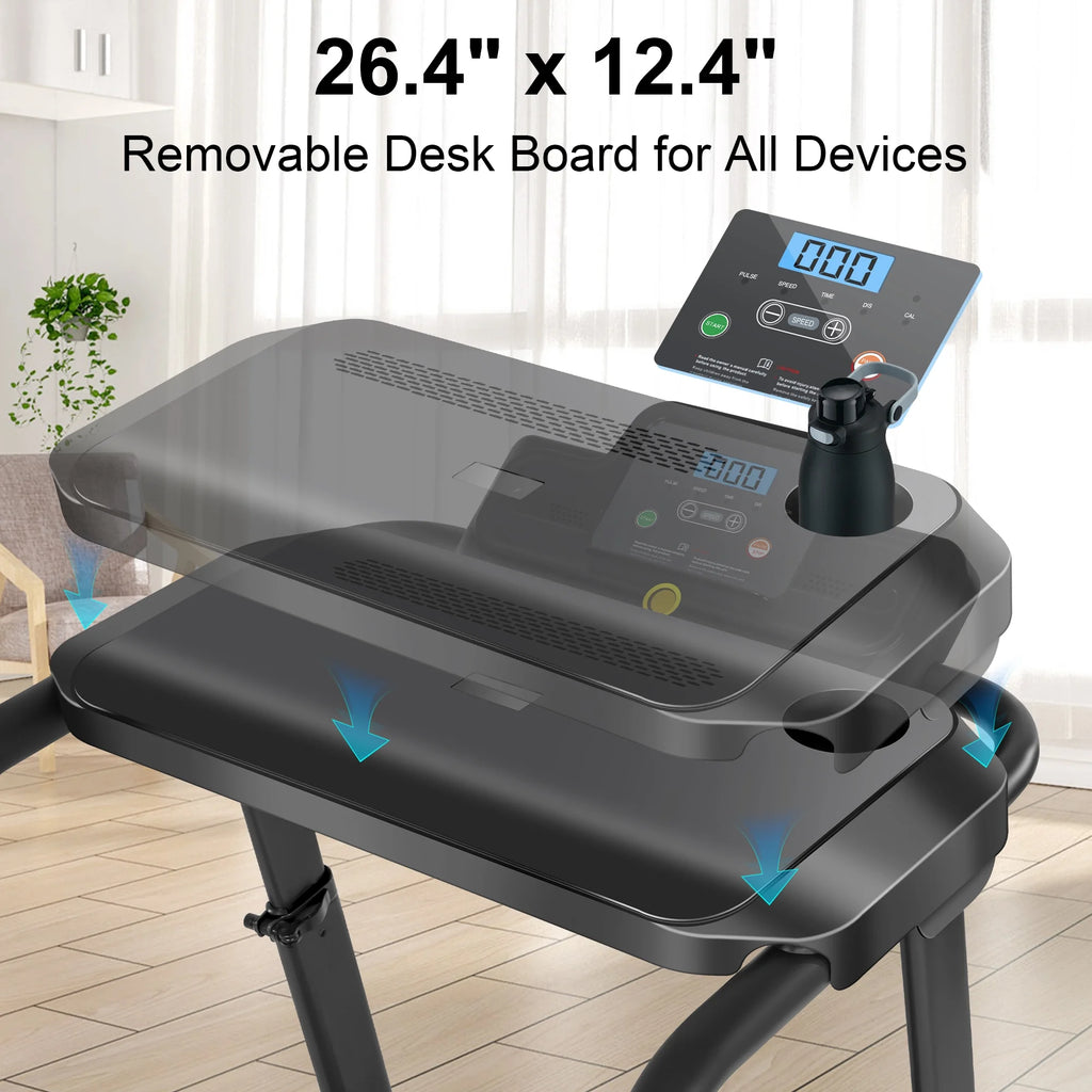 2.5 HP Portable Folding Treadmill with Incline Q6769