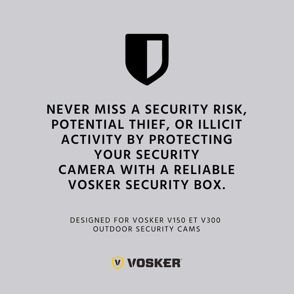 Metal Security Box for V150 Security Cameras, Weather-Resistant Heavy Duty Steel B508