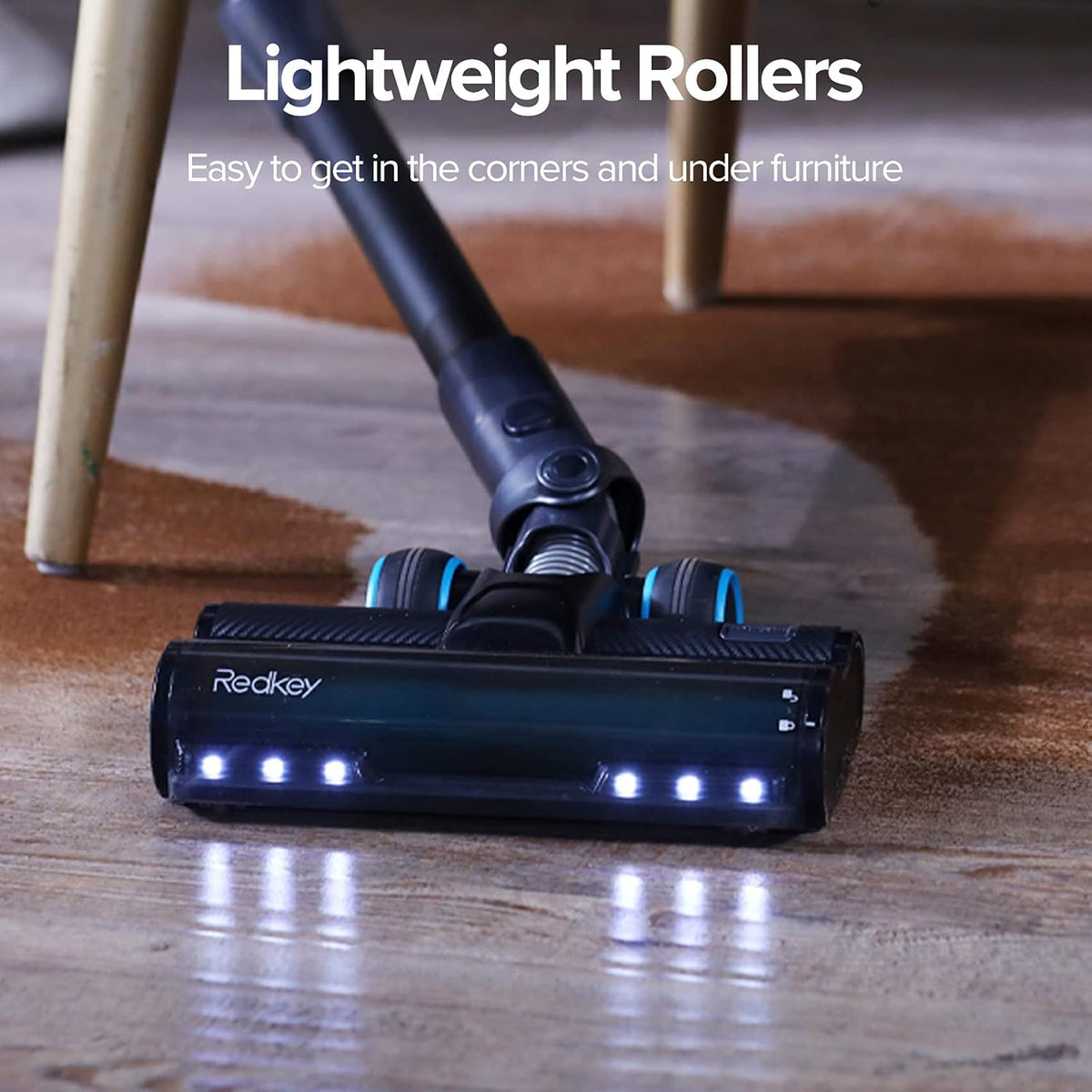 Foldable Cordless Stick Vacuum Cleaner 23Kpa 60 mins Runtime with Detachable Battery B4252