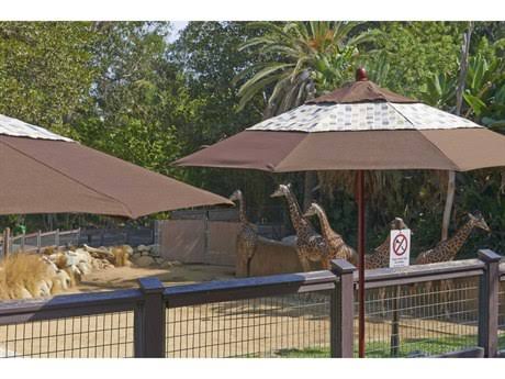 9 ft. Wood Market Umbrella Pulley Open Z299773
