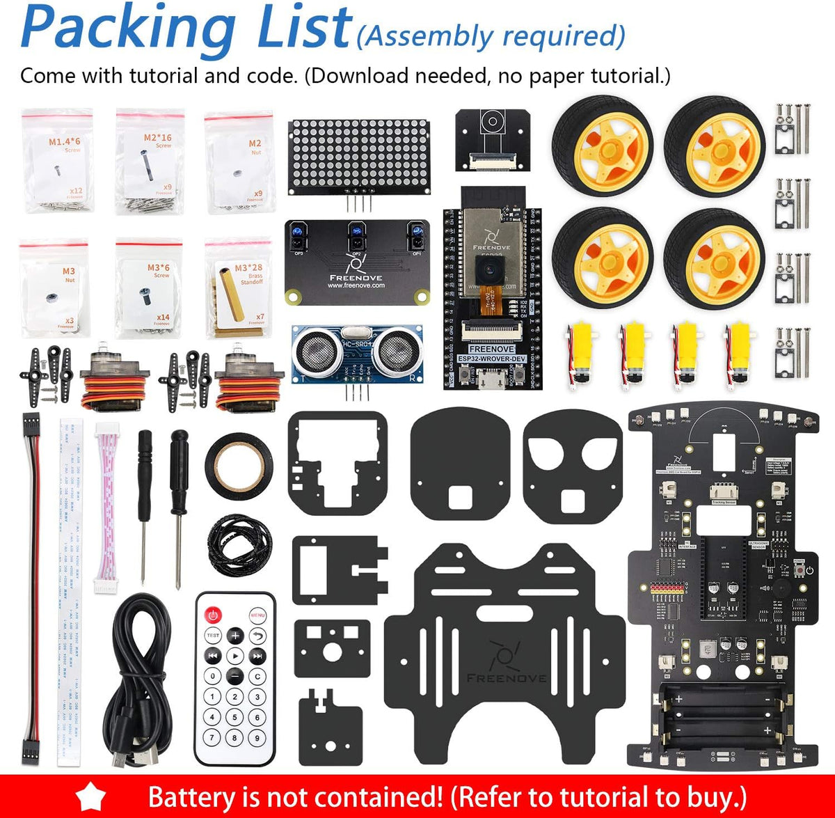 4WD Car Kit for ESP32-WROVER I321