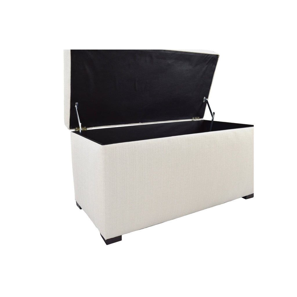 Green 8 Button Tufted Storage Bench R70339