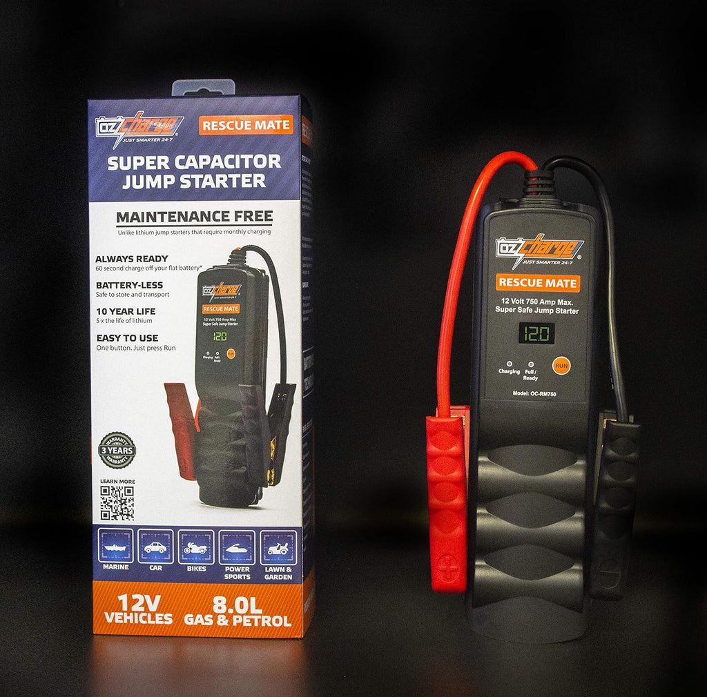 750 Amp Super Capacitor Jump Starter F66580