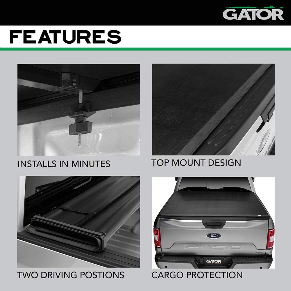 Soft Tri-Fold Truck Bed Tonneau Cover Q662