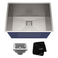 24-inch Undermount Single Bowl Stainless Steel Utility Sink Z4515