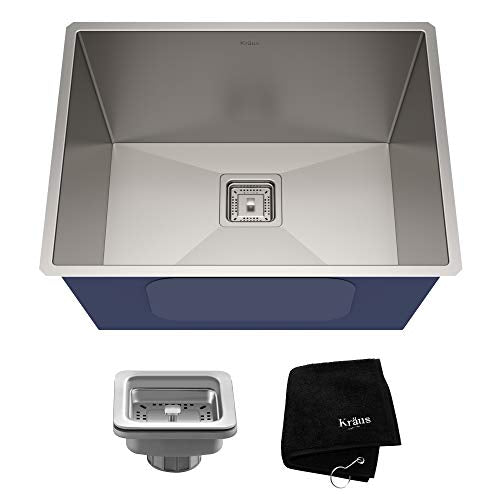 24-inch Undermount Single Bowl Stainless Steel Utility Sink Z4515