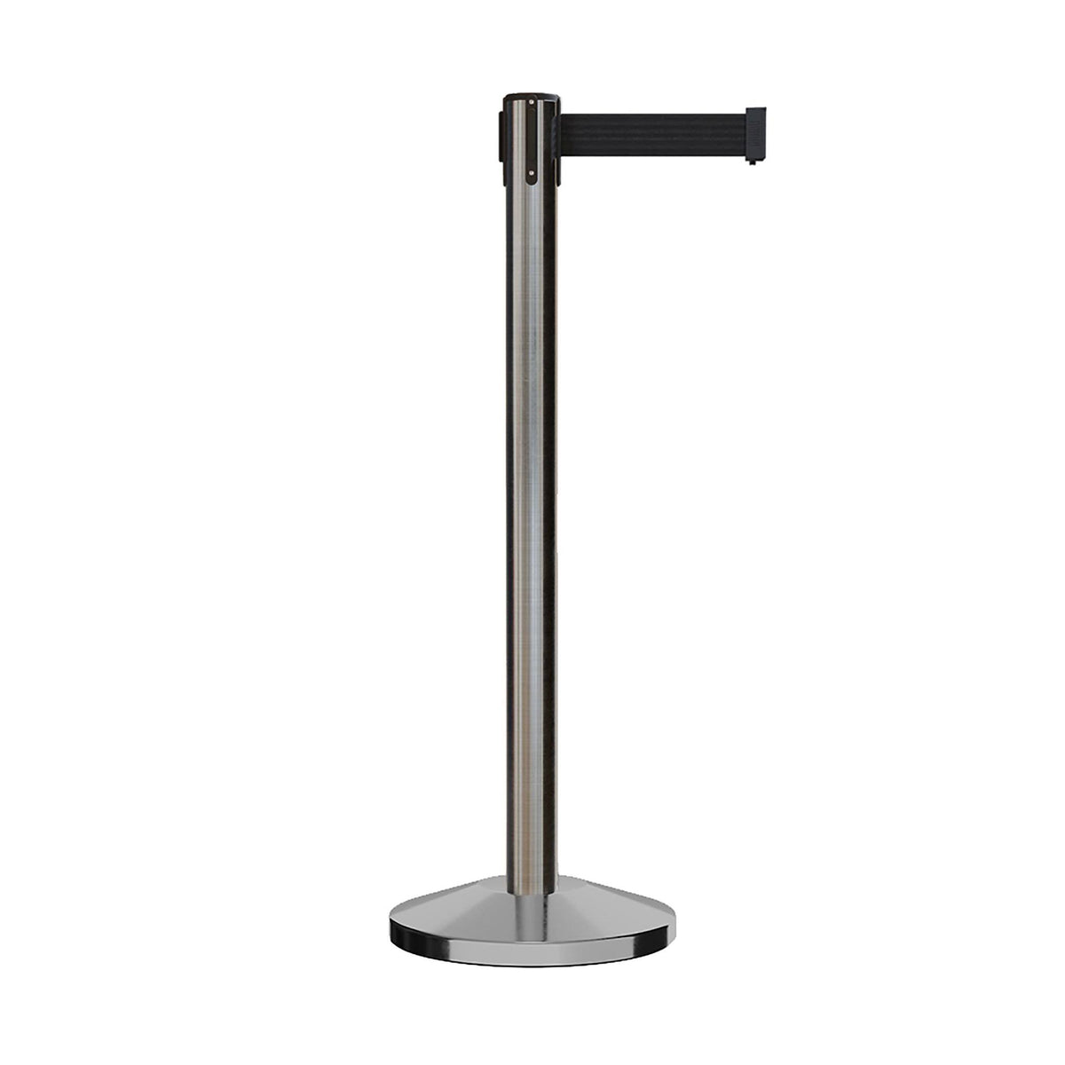 Retractable Belt Barrier Satin Stainless Steel Post V880