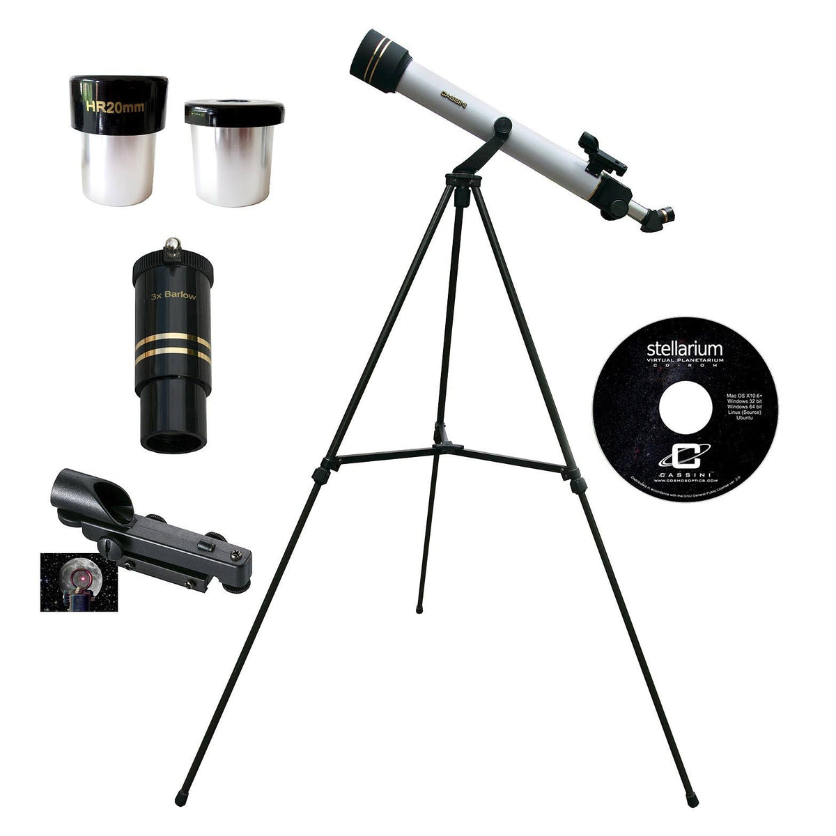 White Refractor Telescope R647