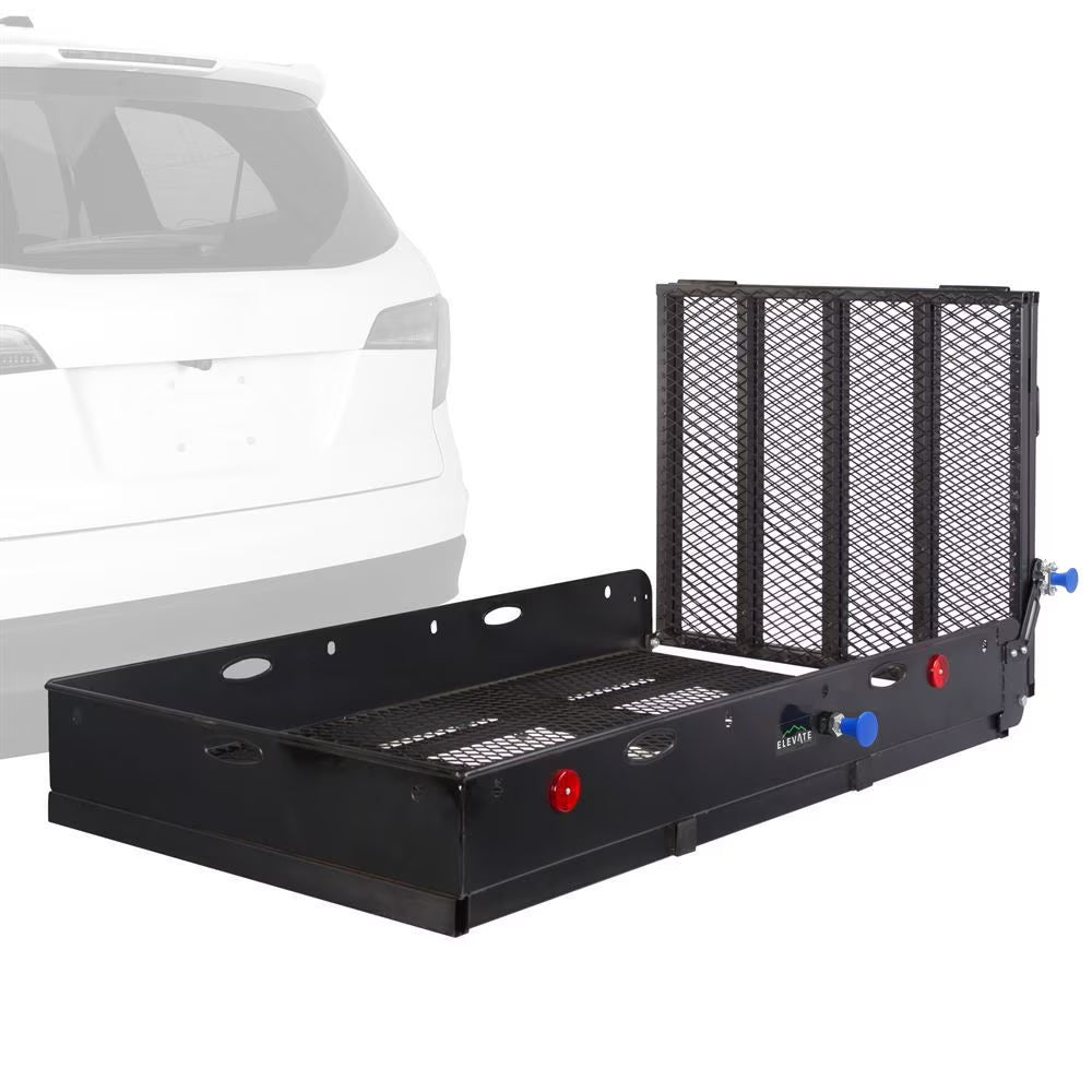 Heavy Duty Folding Hitch Cargo Carrier Basket V66197