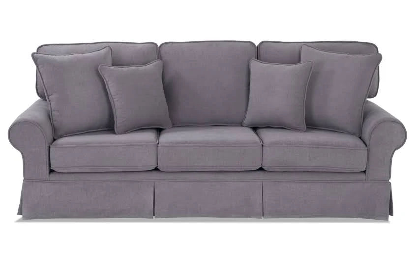 Charcoal Gray Polyester Sofa T893192