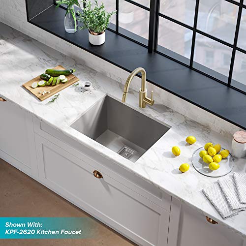 24-inch Undermount Single Bowl Stainless Steel Utility Sink Z4515