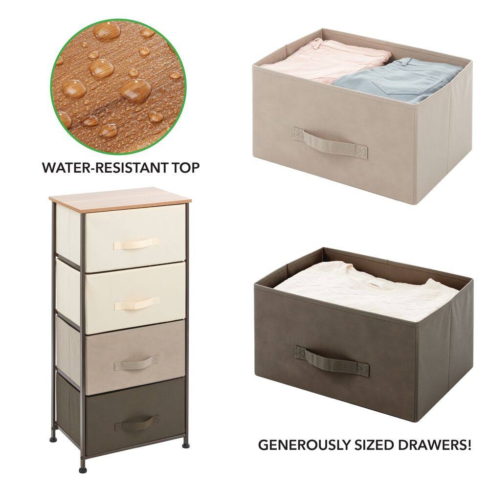 Vertical Dresser Storage Tower with 4 Drawers C886780