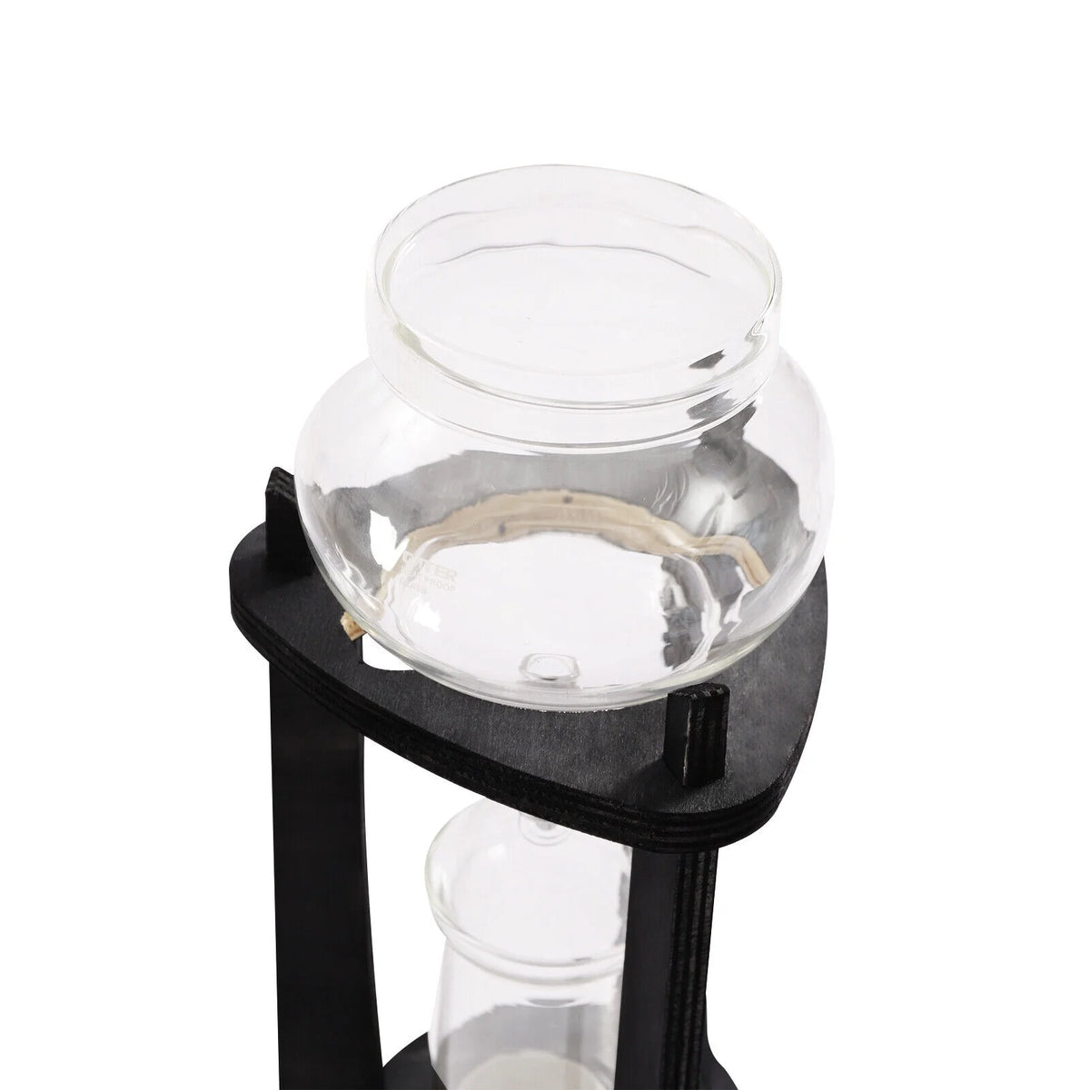 600ml Retro Manual Coffee Dripper Cold Brew Drip Tower Coffee Maker 6-8 Cup Gray A301