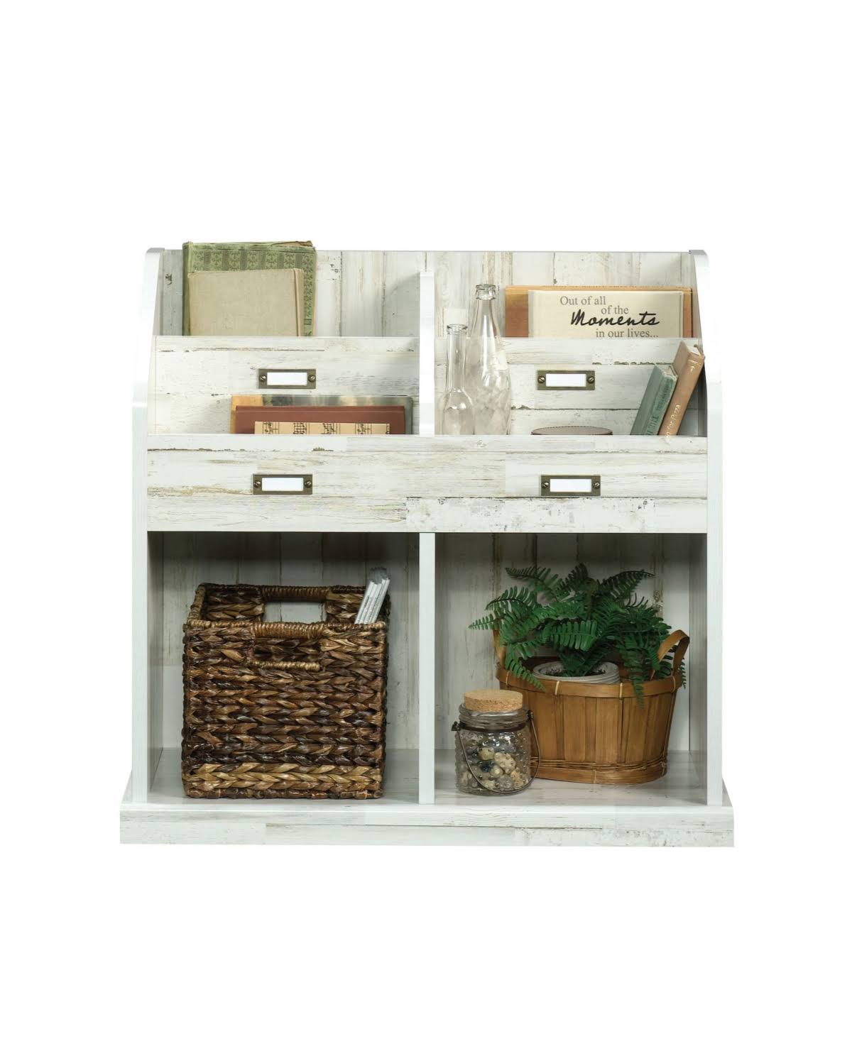 White Plank Bookcase F357
