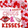 Pink Red White Balloon Garland Decoration Q46304