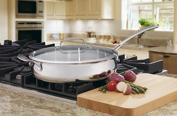 5qt Stainless Steel Sauté Pan R633