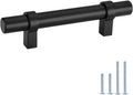 Black 3in Hole Center Solid Cabinet Pulls 10 Pack K38326