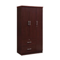 Mahogany 3-Door Armoire with 2-Drawers B2967