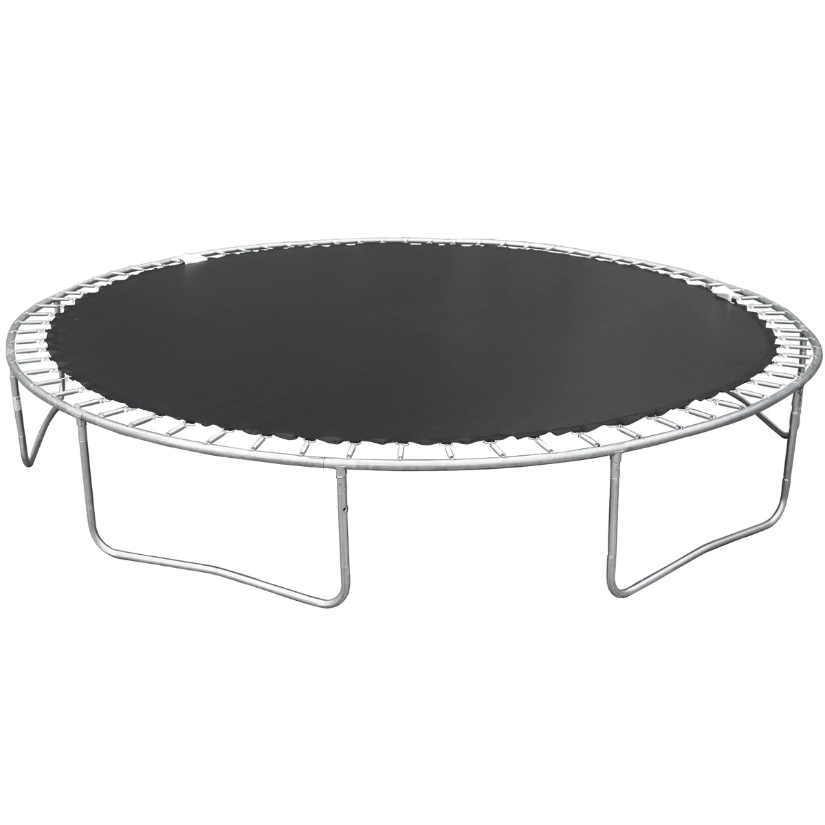 14FT Outdoor Trampoline with Basketball Hoop, Ladder and Safety Enclosure Net L9579