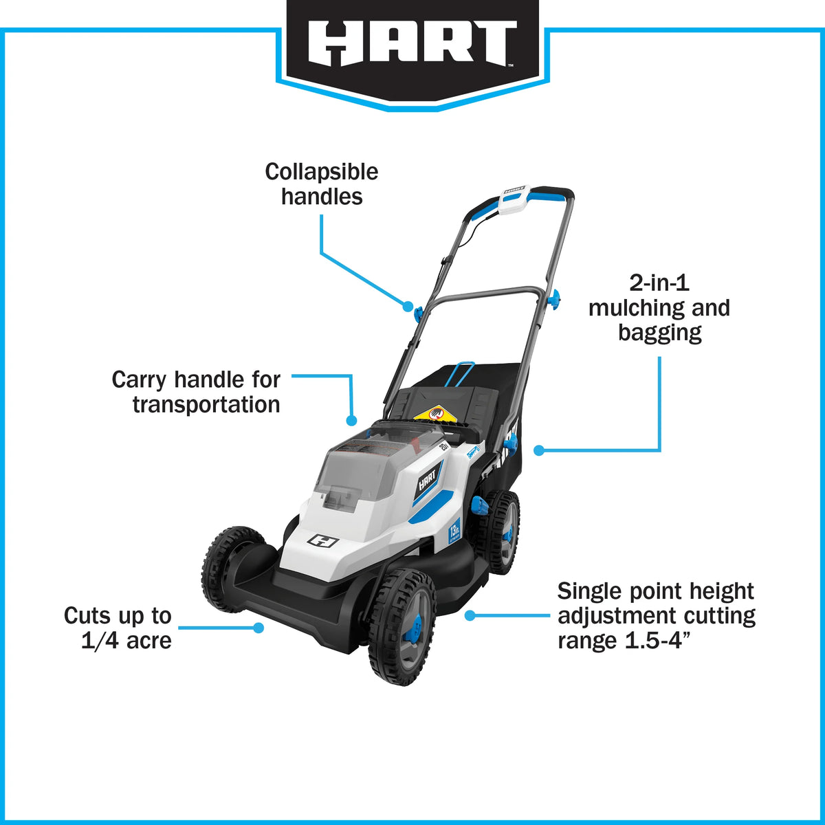 20-Volt 13-inch Push Mower Kit H157