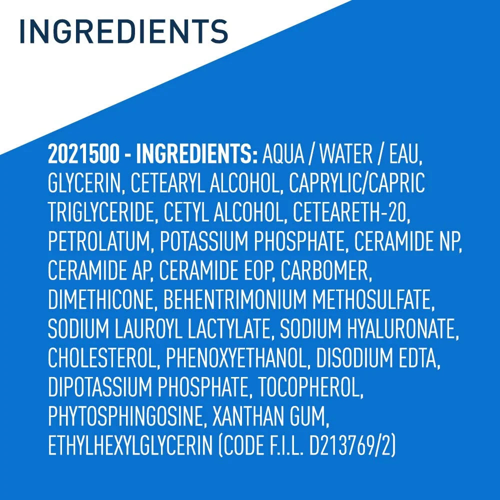 Moisturizing Cream with Hyaluronic Acid and Ceramides 19 Ounce D364943